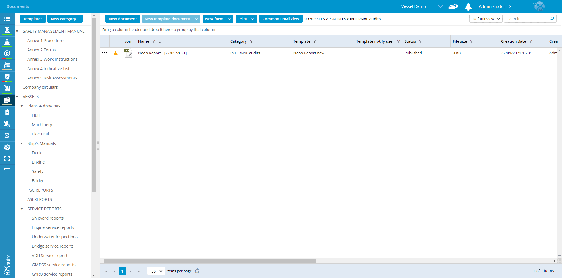 MXSuite Documents Modul - Allgemeiner Überblick