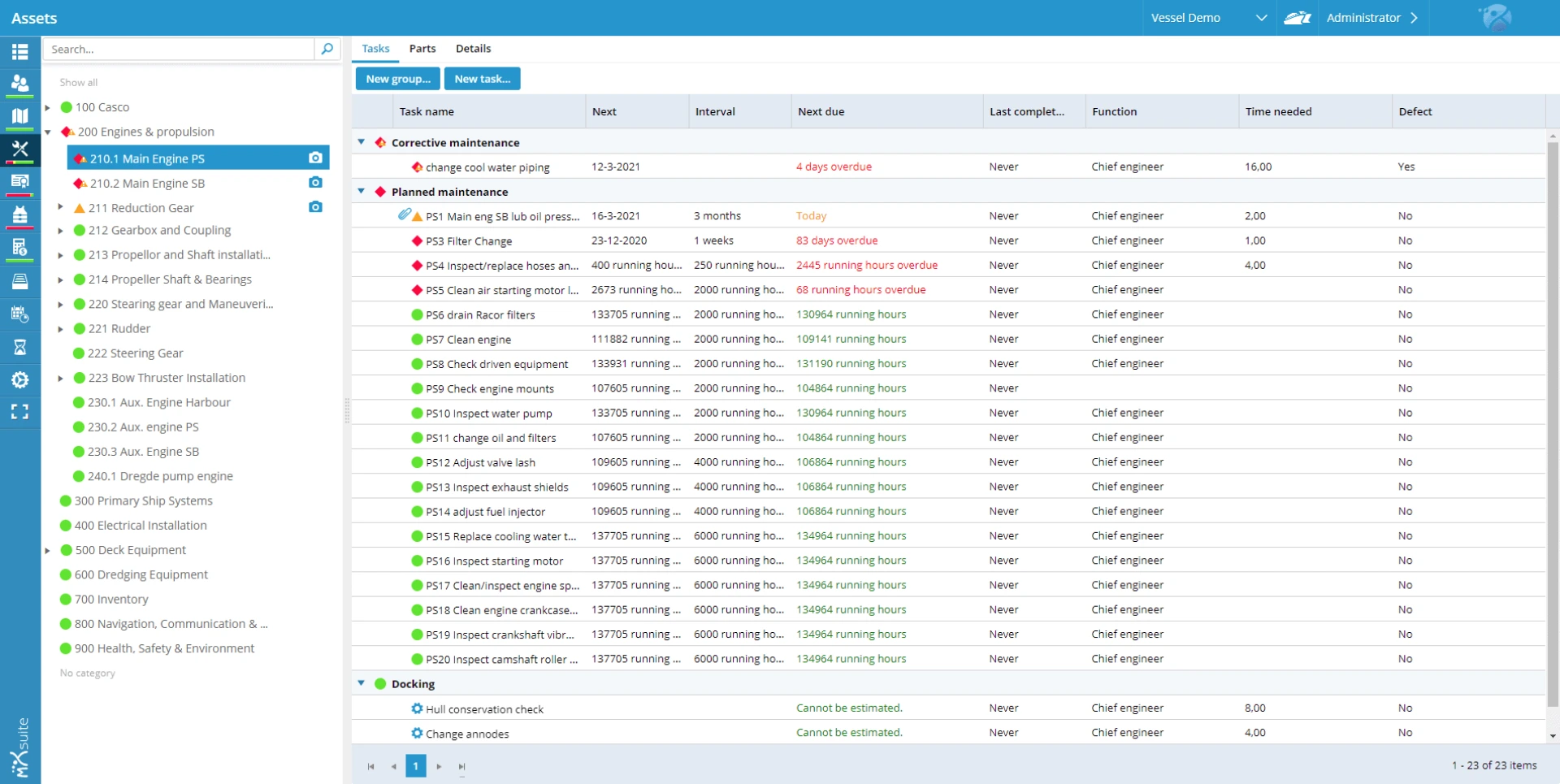 Assets Tasks Module MXSuite